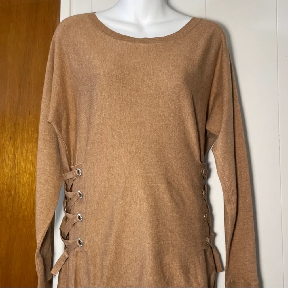 INC Laceup sweater